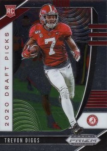 #163 Trevon Diggs- Alabama Crimson Tide - 2020 Panini Prizm Draft Picks Football