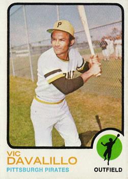 #163 Vic Davalillo - Pittsburgh Pirates - 1973 Topps Baseball