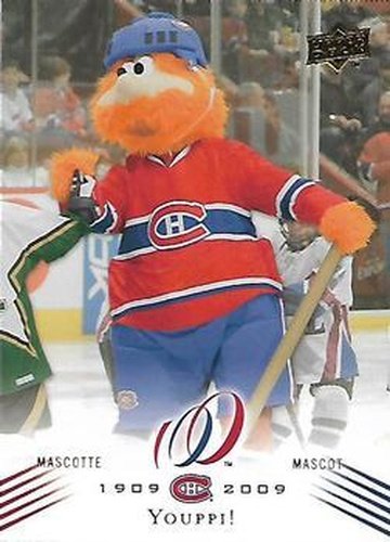#163 Youppi - Montreal Canadiens - 2008-09 Upper Deck Montreal Canadiens Centennial Hockey