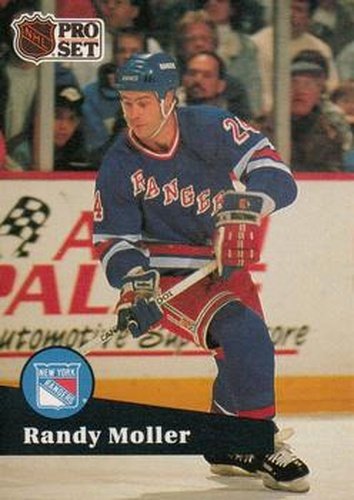 #163 Randy Moller - 1991-92 Pro Set Hockey