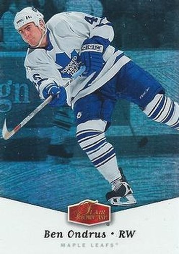 #163 Ben Ondrus - Toronto Maple Leafs - 2006-07 Flair Showcase Hockey