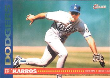 #163 Eric Karros - Los Angeles Dodgers - 1994 O-Pee-Chee Baseball