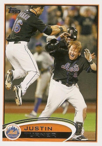 #163 Justin Turner - New York Mets - 2012 Topps Baseball