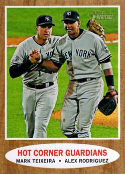 #163 Mark Teixeira / Alex Rodriguez - New York Yankees - 2011 Topps Heritage Baseball