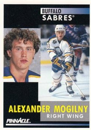 #163 Alexander Mogilny - Buffalo Sabres - 1991-92 Pinnacle Hockey