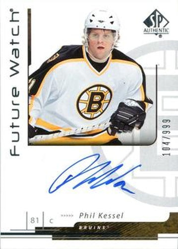 #163 Phil Kessel - Boston Bruins - 2006-07 SP Authentic Hockey