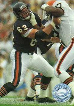 #163 Jay Hilgenberg - Chicago Bears - 1991 Pro Set Platinum Football