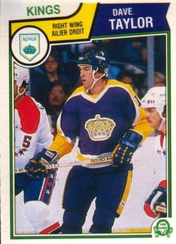 #163 Dave Taylor - Los Angeles Kings - 1983-84 O-Pee-Chee Hockey