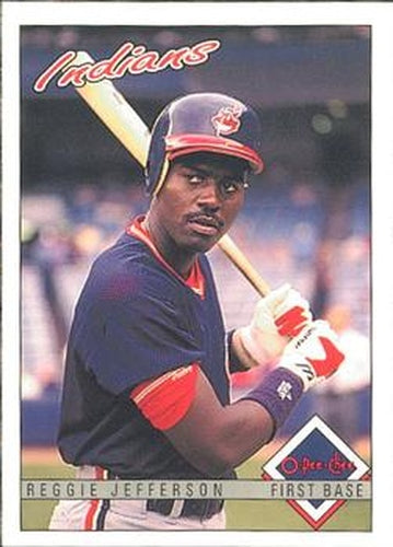 #163 Reggie Jefferson - Cleveland Indians - 1993 O-Pee-Chee Baseball