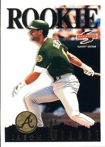#163 Jason Giambi - Oakland Athletics - 1995 Summit Baseball