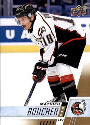 #163 Mathieu Boucher - Rouyn-Noranda Huskies - 2017-18 Upper Deck CHL Hockey