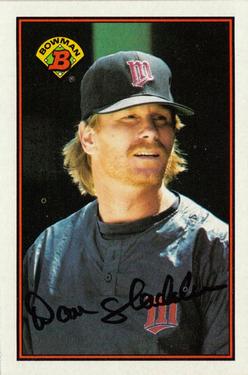 #163 Danny Gladden - Minnesota Twins - 1989 Bowman Baseball