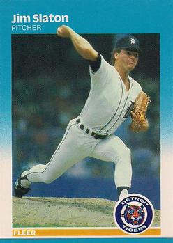 #163 Jim Slaton - Detroit Tigers - 1987 Fleer Baseball