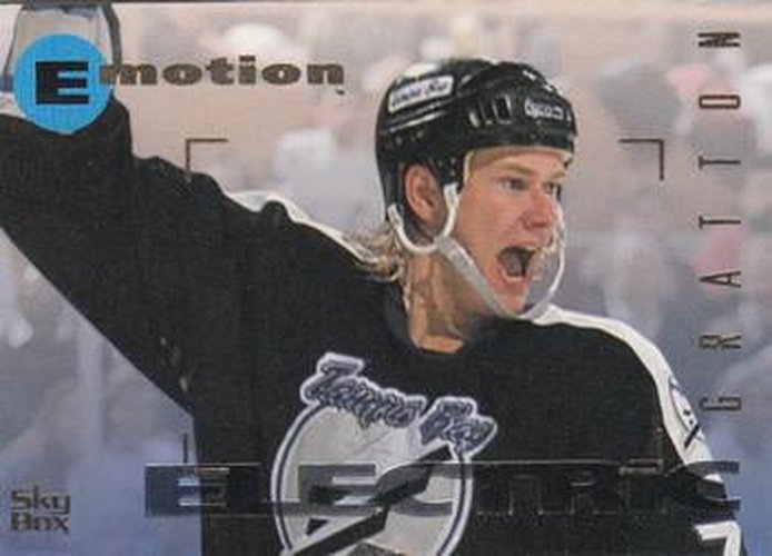 #163 Chris Gratton - Tampa Bay Lightning - 1995-96 SkyBox E-Motion Hockey