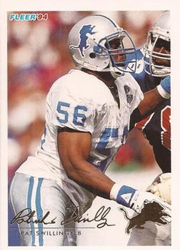 #163 Pat Swilling - Detroit Lions - 1994 Fleer Football