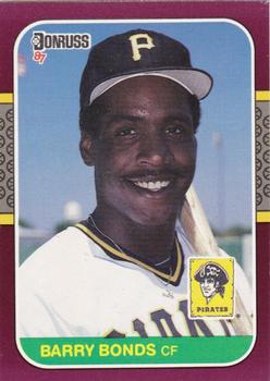 #163 Barry Bonds - Pittsburgh Pirates - 1987 Donruss Opening Day Baseball