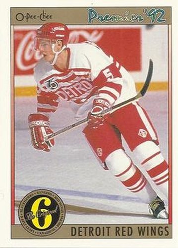 #163 Nicklas Lidstrom - Detroit Red Wings - 1991-92 O-Pee-Chee Premier Hockey