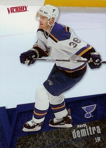 #163 Pavol Demitra - St. Louis Blues - 2003-04 Upper Deck Victory Hockey