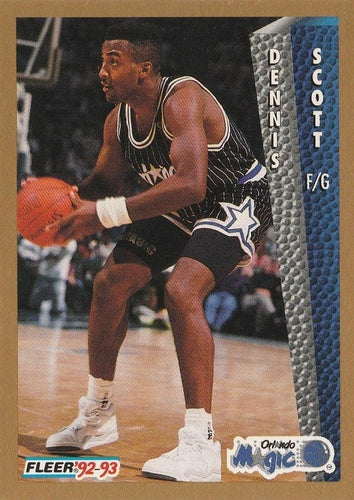 #163 Dennis Scott - Orlando Magic - 1992-93 Fleer Basketball