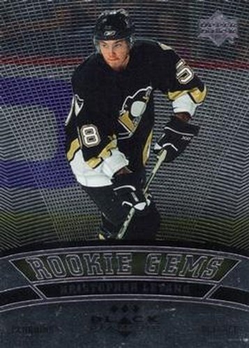 #163a Kristopher Letang - Pittsburgh Penguins - 2006-07 Upper Deck Black Diamond Hockey