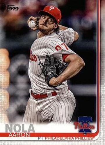 #163a Aaron Nola - Philadelphia Phillies - 2019 Topps Baseball