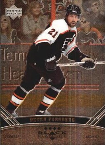 #163b Peter Forsberg - Philadelphia Flyers - 2006-07 Upper Deck Black Diamond Hockey