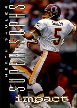 #164 Heath Shuler - Washington Redskins - 1995 SkyBox Impact Football