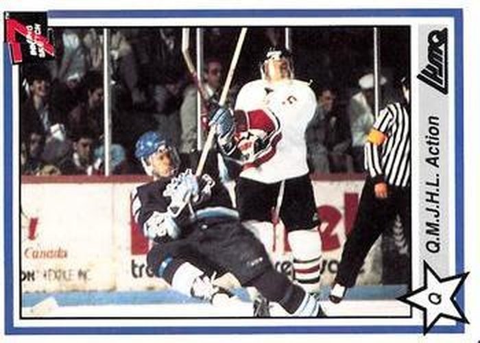 #164 QMJHL Action - 1990-91 7th Inning Sketch QMJHL Hockey