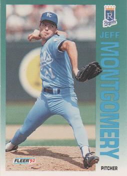 #164 Jeff Montgomery - Kansas City Royals - 1992 Fleer Baseball