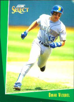 #164 Omar Vizquel - Seattle Mariners - 1993 Select Baseball