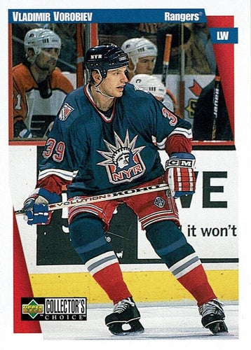 #164 Vladimir Vorobiev - New York Rangers - 1997-98 Collector's Choice Hockey