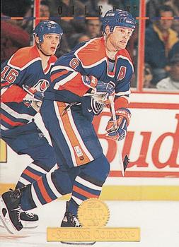 #164 Shayne Corson - Edmonton Oilers - 1994-95 Leaf Hockey