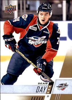 #164 Sean Day - Windsor Spitfires - 2017-18 Upper Deck CHL Hockey