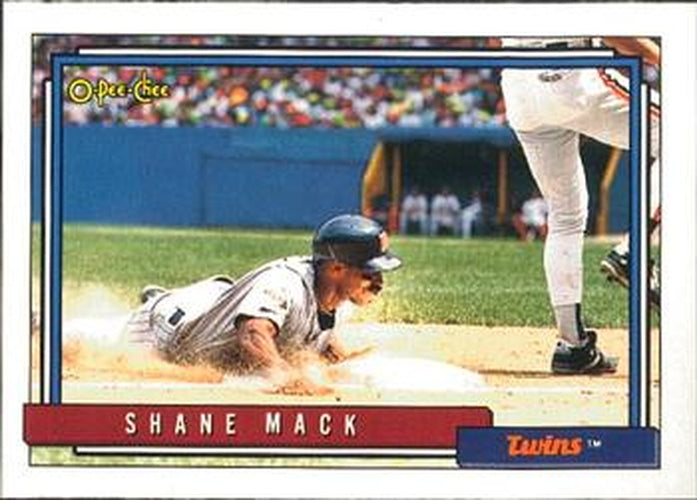#164 Shane Mack - Minnesota Twins - 1992 O-Pee-Chee Baseball