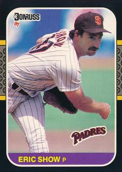 #164 Eric Show - San Diego Padres - 1987 Donruss Baseball