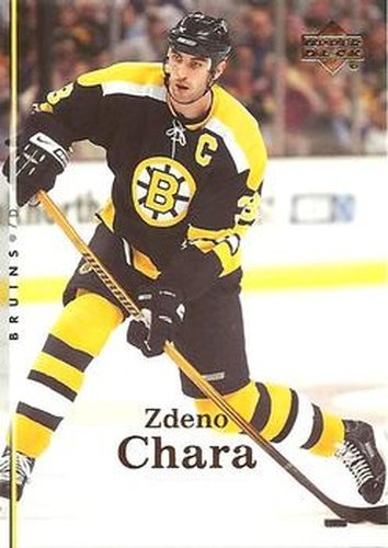 #164 Zdeno Chara - Boston Bruins - 2007-08 Upper Deck Hockey