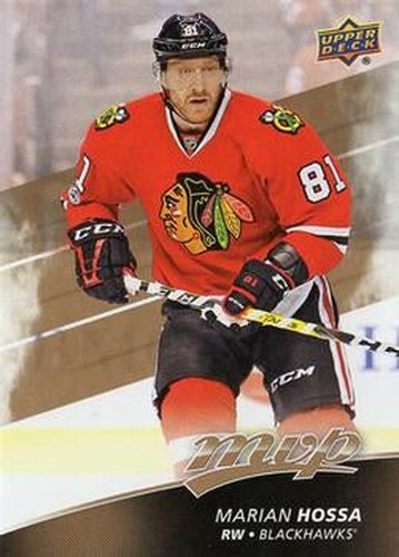 #164 Marian Hossa - Chicago Blackhawks - 2017-18 Upper Deck MVP Hockey