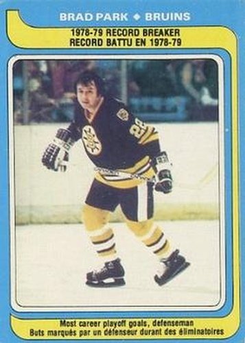 #164 Brad Park - Boston Bruins - 1979-80 O-Pee-Chee Hockey