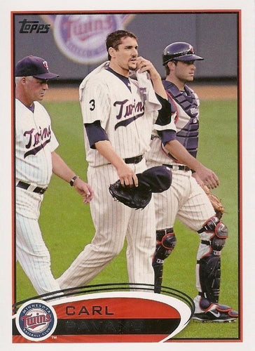 #164 Carl Pavano - Minnesota Twins - 2012 Topps Baseball