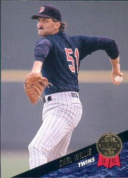 #164 Carl Willis - Minnesota Twins - 1993 Leaf Baseball