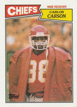 #164 Carlos Carson - Kansas City Chiefs - 1987 Topps Football