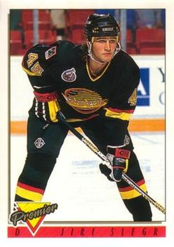 #164 Jiri Slegr - Vancouver Canucks - 1993-94 O-Pee-Chee Premier Hockey