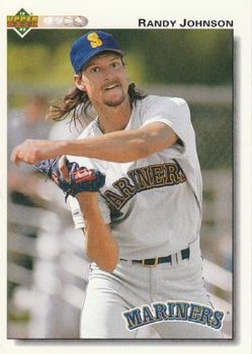 #164 Randy Johnson - Seattle Mariners - 1992 Upper Deck Baseball