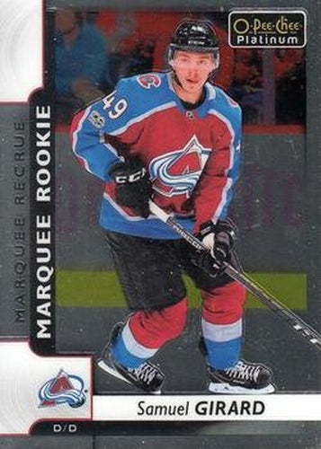 #164 Samuel Girard - Colorado Avalanche - 2017-18 O-Pee-Chee Platinum Hockey