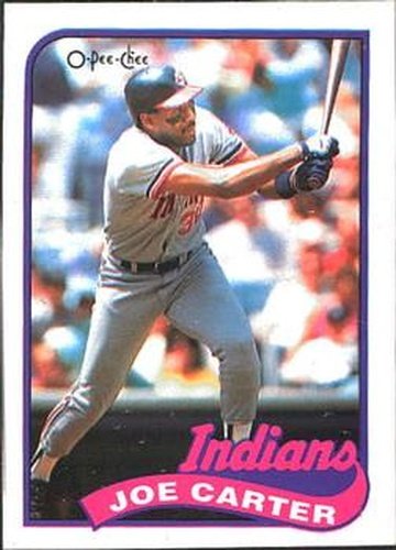 #164 Joe Carter - Cleveland Indians - 1989 O-Pee-Chee Baseball