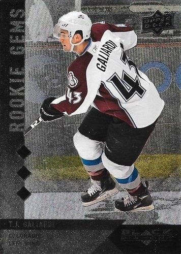 #164 T.J. Galiardi - Colorado Avalanche - 2009-10 Upper Deck Black Diamond Hockey
