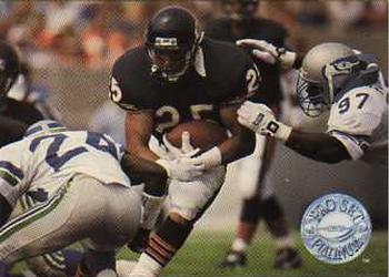 #164 Brad Muster - Chicago Bears - 1991 Pro Set Platinum Football