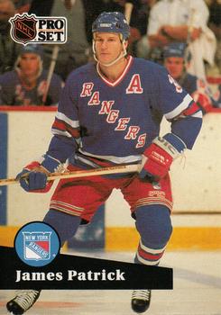 #164 James Patrick - 1991-92 Pro Set Hockey