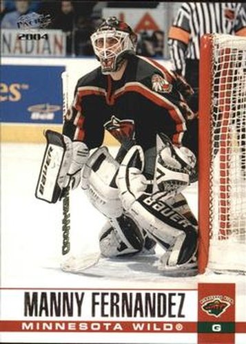 #164 Manny Fernandez - Minnesota Wild - 2003-04 Pacific Hockey