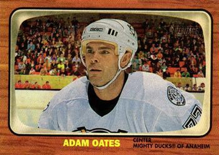 #164 Adam Oates - Anaheim Mighty Ducks - 2002-03 Topps Heritage Hockey
